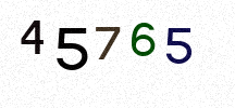 Visual Confirmation Security Code